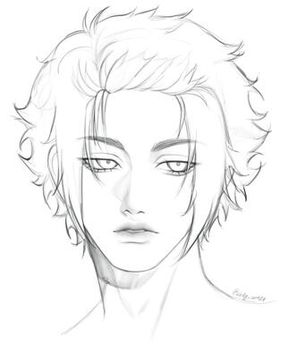 Bust Sketch of Itoshi Sae